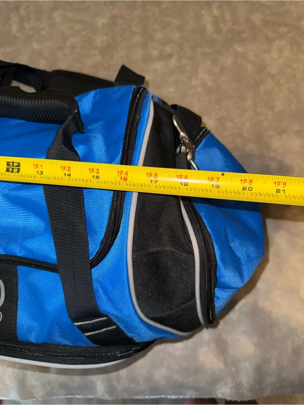 OGIO Duffel Bag Blue Black Gym Travel Sports Bag Shoe Compartment